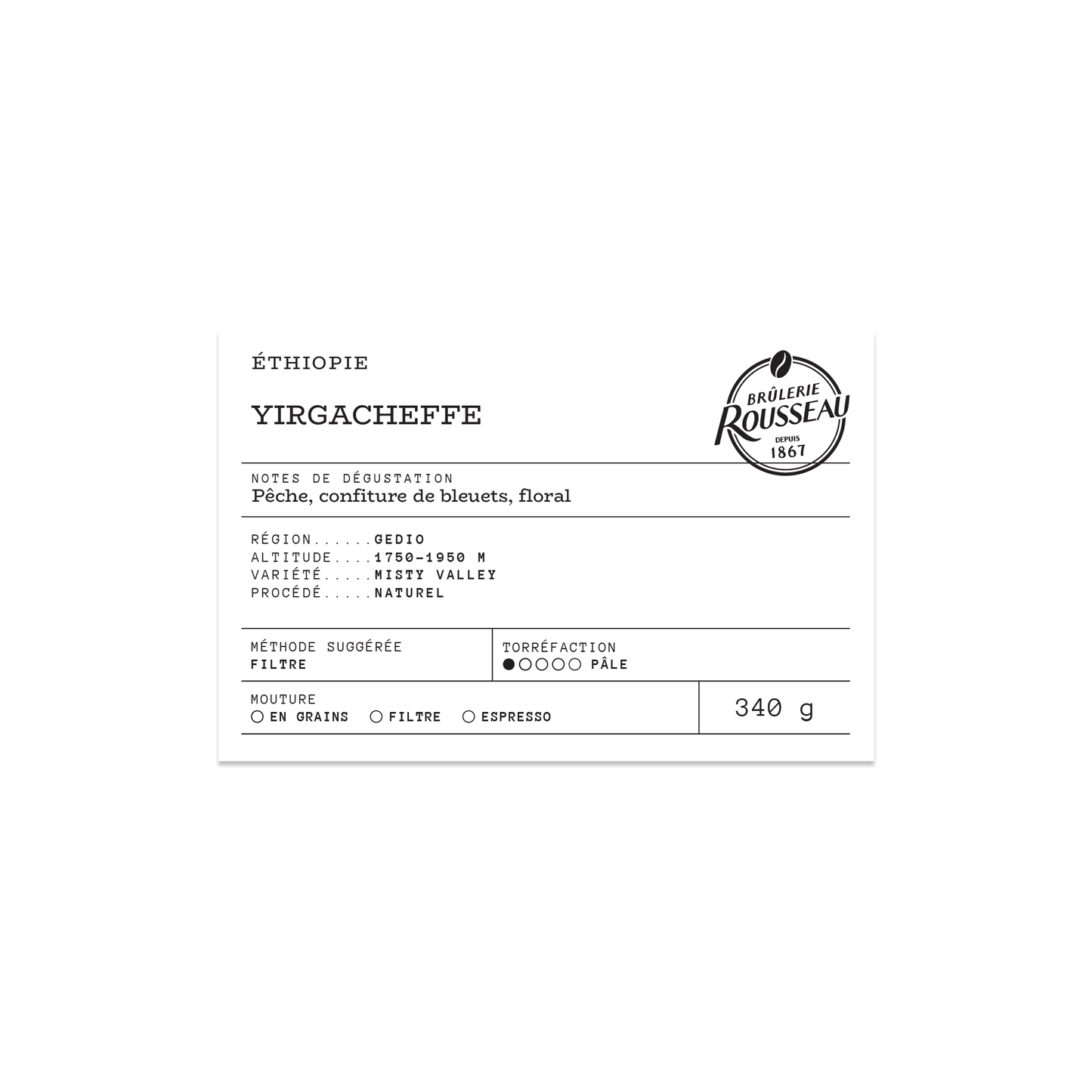 
                  
                    Yirgacheffe
                  
                